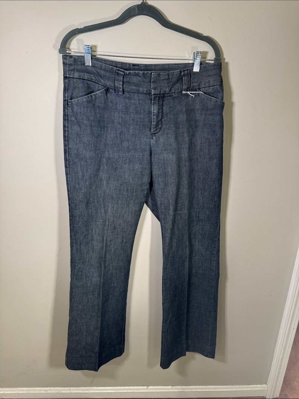 GAP Women's Wide-Leg Jeans Curvy fit flared leg size 12 regular